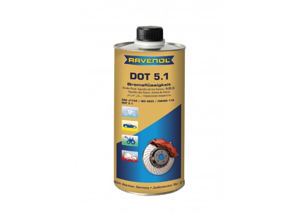 RAVENOL DOT 5.1 BRAKE FLUID 1 LT