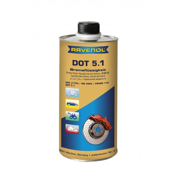 RAVENOL DOT 5.1 BRAKE FLUID 1 LT